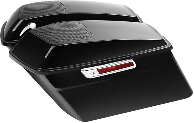 Green-L Vivid Black Hard Saddlebags - Image 4
