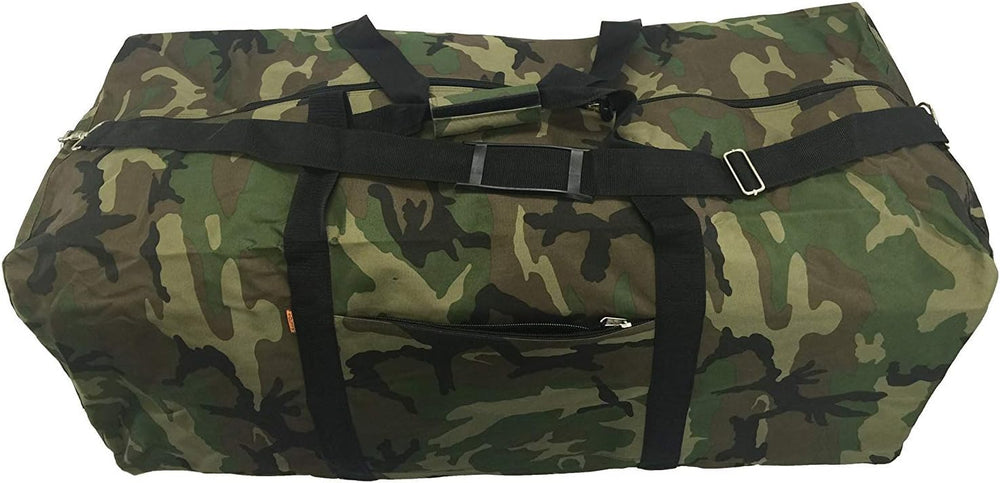Heavy Duty Cargo Duffel Large Sport Gear Equipment Quality Square Bag Hardwar...
