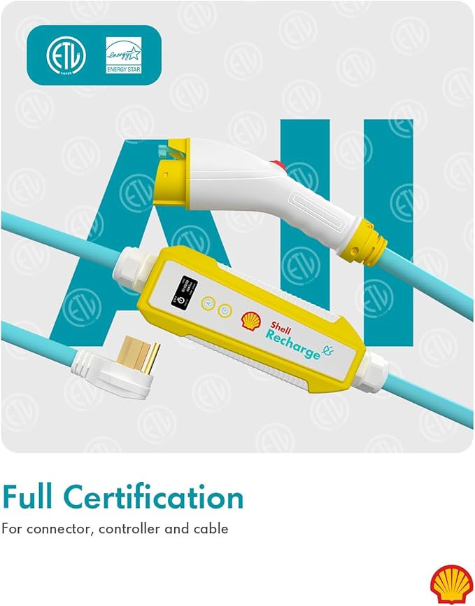 Shell Level 2 EV Charger, 40A ETL Certified Energy Star EV Charger, - Image 2