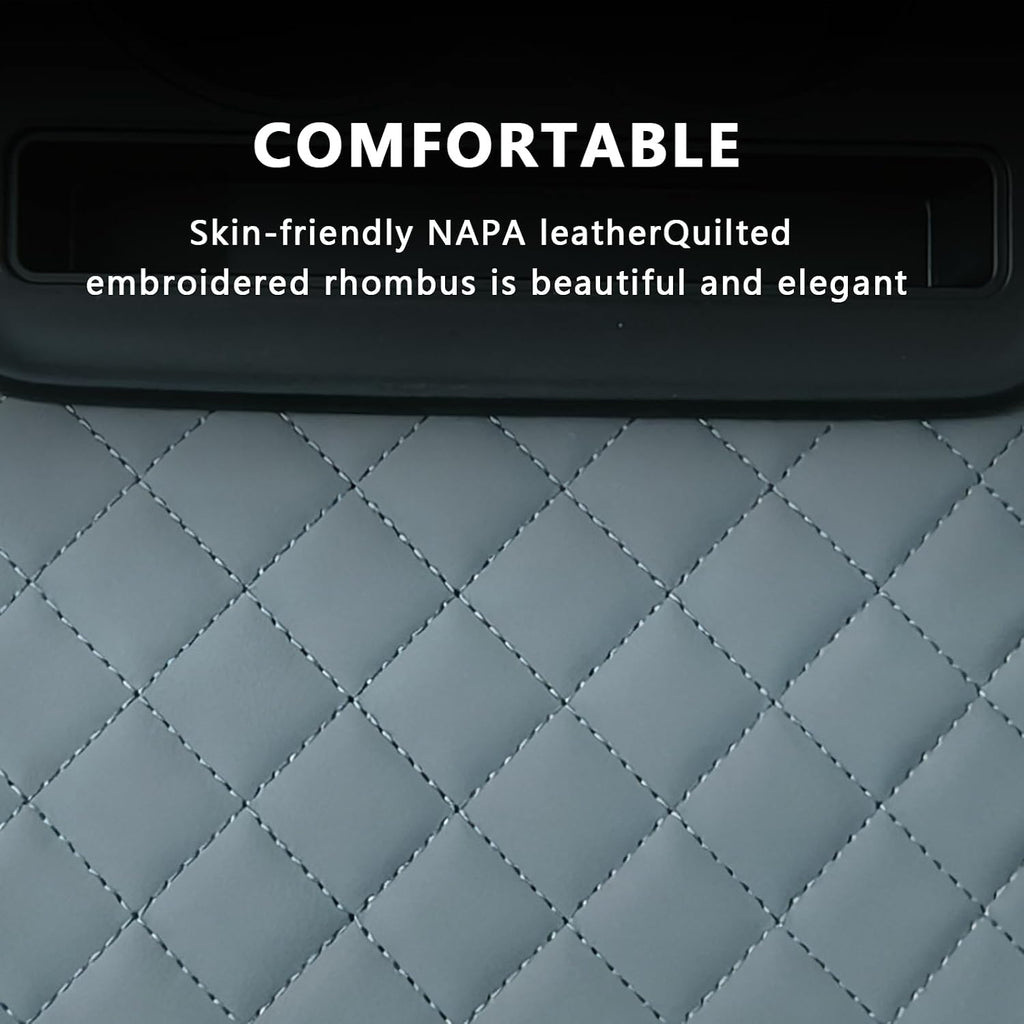 Car Armrest Cushion, Car Center Console Cover, Leather Armrest Cover for Car, Universal Middle Console Cushion with Storage Box, Cup Holder, Phone Slot, Waterproof Interior Accessories (black-red)