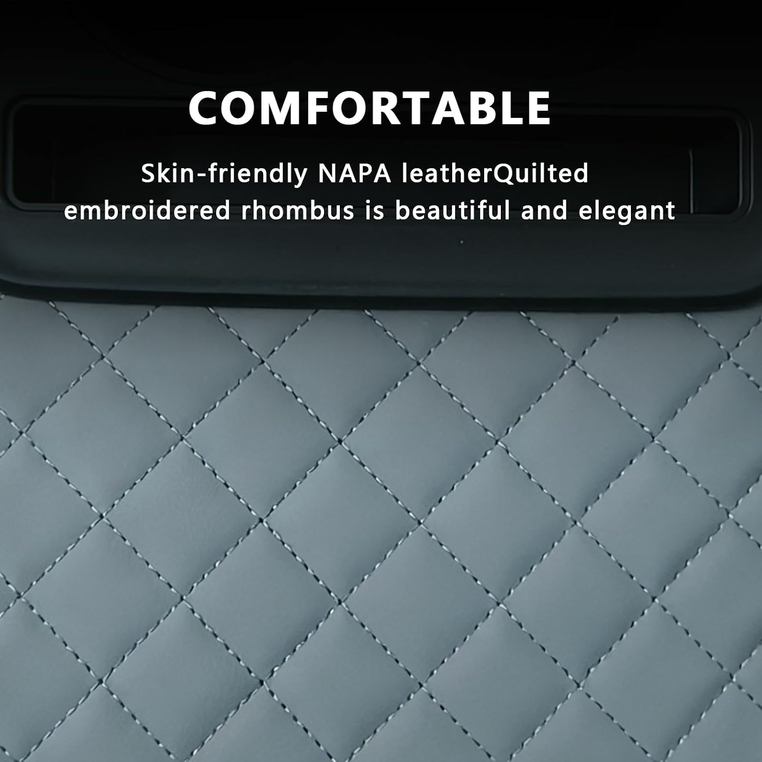 Car Armrest Cushion, Car Center Console Cover, Leather Armrest Cover for Car, Universal Middle Console Cushion with Storage Box, Cup Holder, Phone Slot, Waterproof Interior Accessories (black-red)