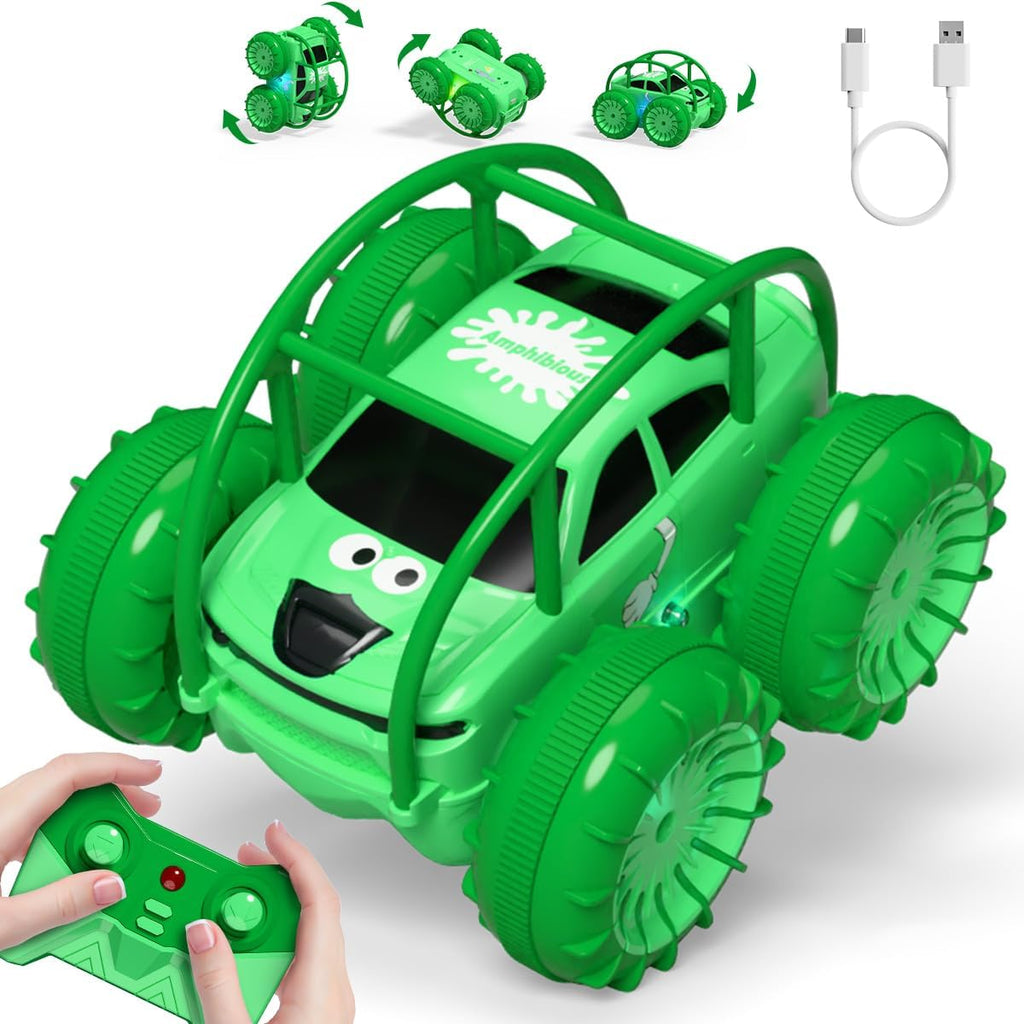 Remote Control Car, Fast Direct Charging RC Cars Amphibious Rechargeable Stunt