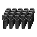 Dynofit M12x1.5 Lug Bolts Compaible with BMW E90 E36 E30 E34 E28, 40mm Shank 17mm hex Aftermarket Extended Wheel Bolts Set for 15mm Spacer, 12x1.5 Conical Seat Shiny Bolt/Studs for E23 E82 E93 E92