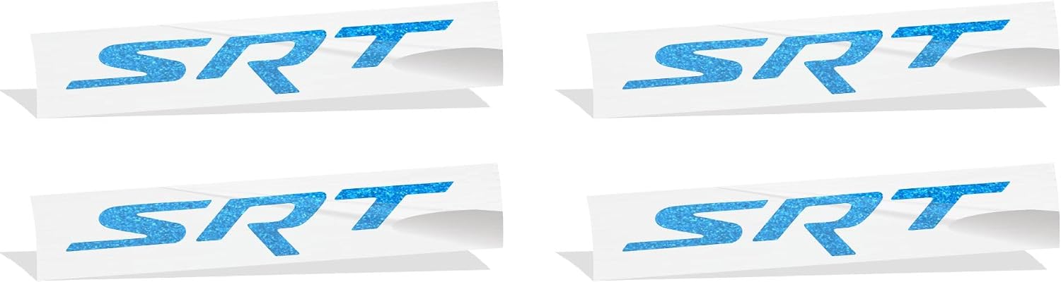 Reflective Concepts - SRT Center Cap Overlay Decals- 2015-2023 Challenger SRT - (Color: Medium Blue Metallic)