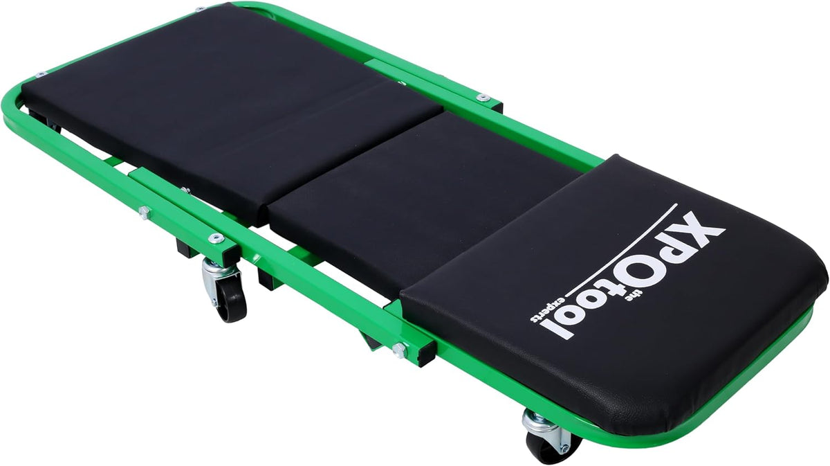 Mechanic Creeper and Stool, 2-in-1 Garage Tool, 300 lbs Capacity, Low Profile