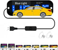 LED Light Sign for Car, Taxi Light Sign Windshield Led Sign, Car Led Sign with Suction Cups & USB Plug, Windshield Taxi Sign Display for Cars, Trucks, SUVs (Blue)