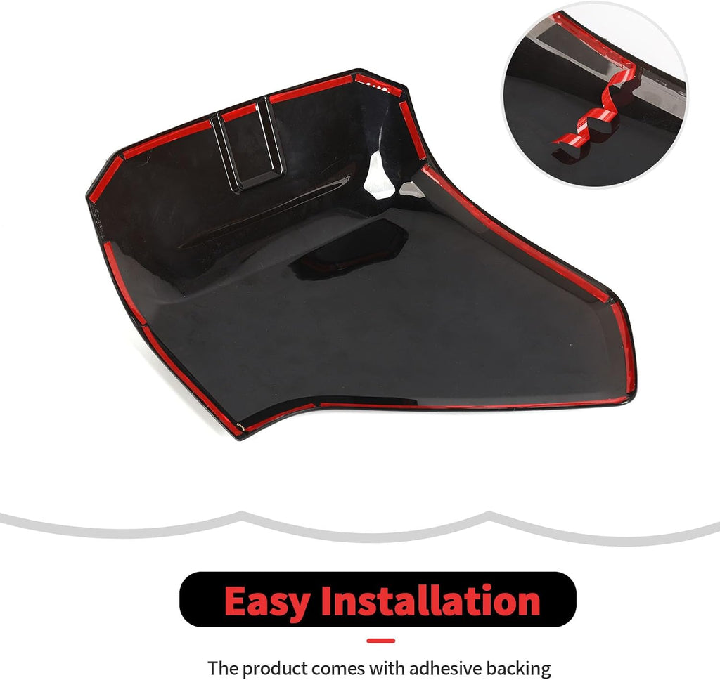 RT-TCZ Smoked Black Tail Light Lamp Cover Guard Trim Decoration Exterior Accessories for Ford Expedition 2022 2023 2024