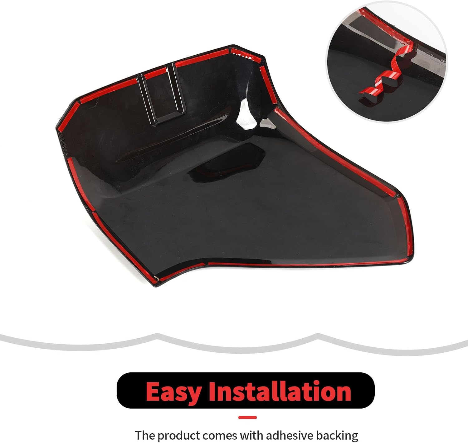 RT-TCZ Smoked Black Tail Light Lamp Cover Guard Trim Decoration Exterior Accessories for Ford Expedition 2022 2023 2024