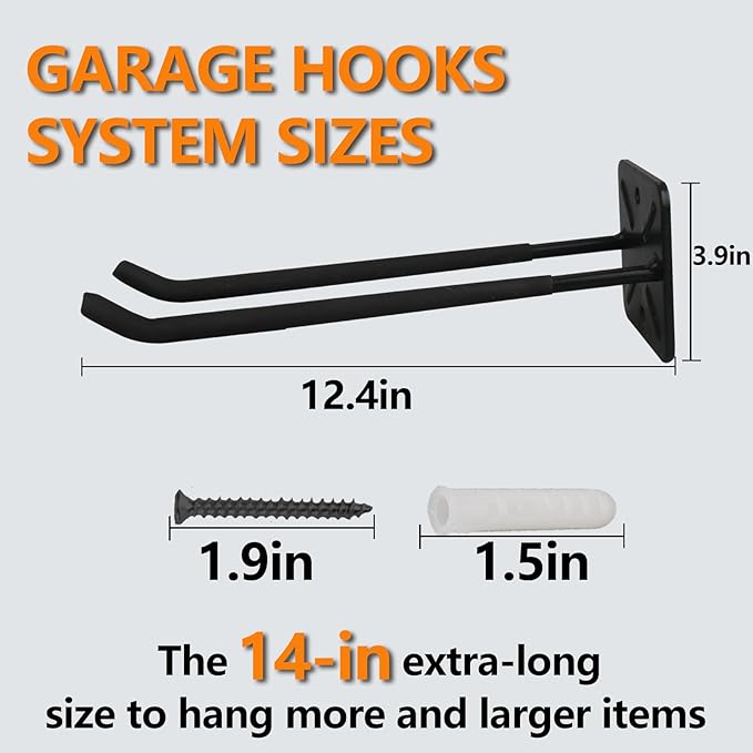Folding Chair Rack, Heavy Duty Garage Wall Mount Organizer and Holder, Garden - Image 5