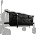 Camping Side Storage Bag 600D Oxford Cloth Foldable Cart Organizer Adjustable Hook and Loop Straps Utility Side Pocket Storage for Beach Camping Hiking Outdoor Gear Organization