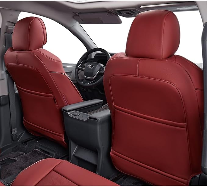 EKR Sienna Seat Covers for 2021-2025 Toyota Sienna XLE, 7 Seats, 2nd Row - Image 4