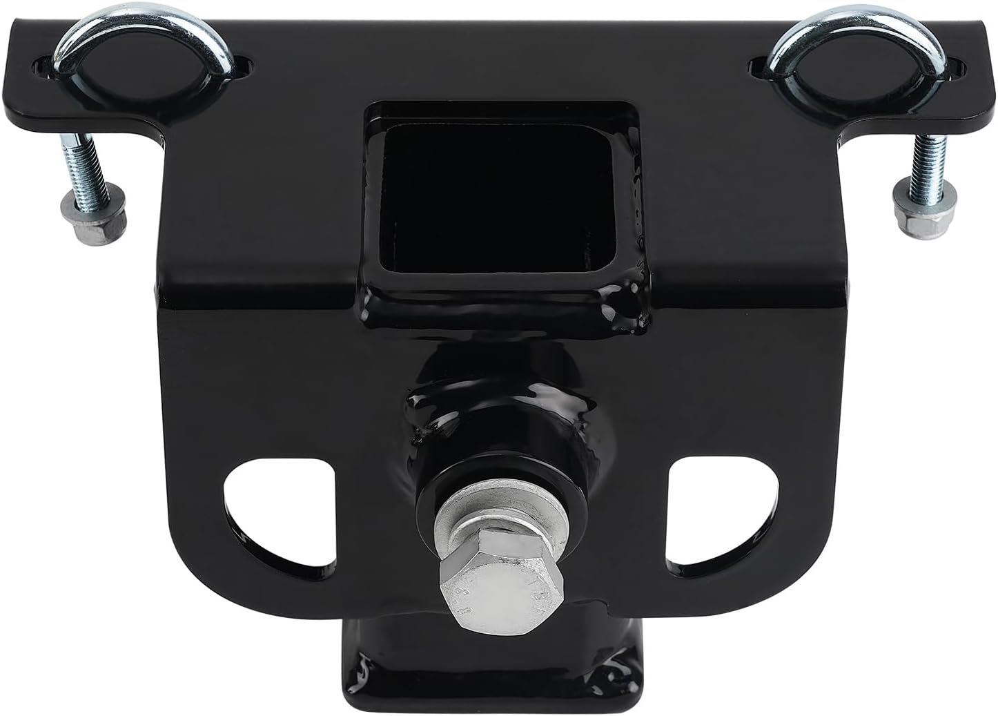 Rear Trailer Hitch Receiver 2" for Yamaha Grizzly 550 700 Kodiak 700 2007-2019 Bolt-On Powder Coat Carbon Steel