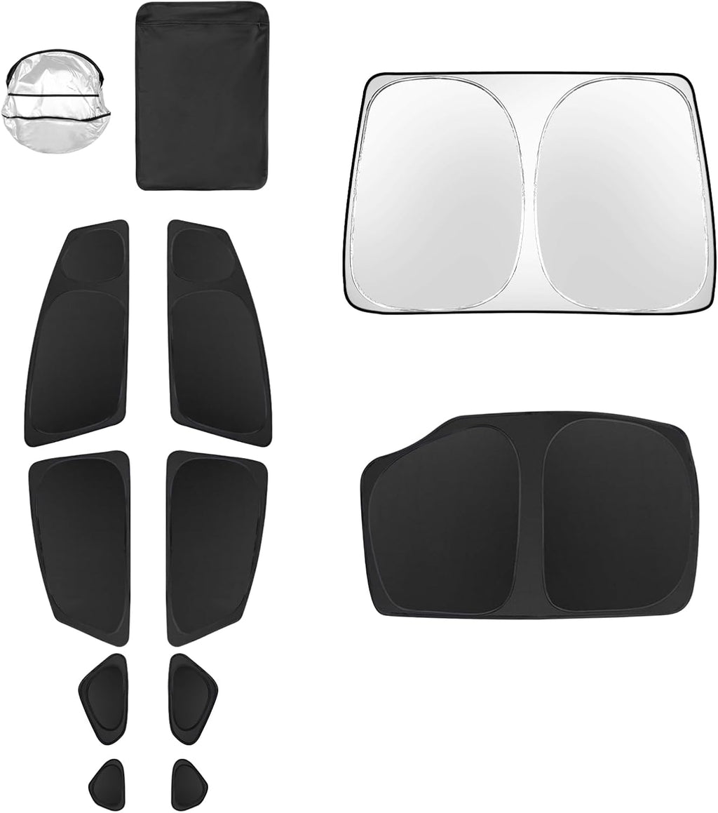10pcs Car Window Shades for Toyota Prius Hatchback 2010-2015 Accessories