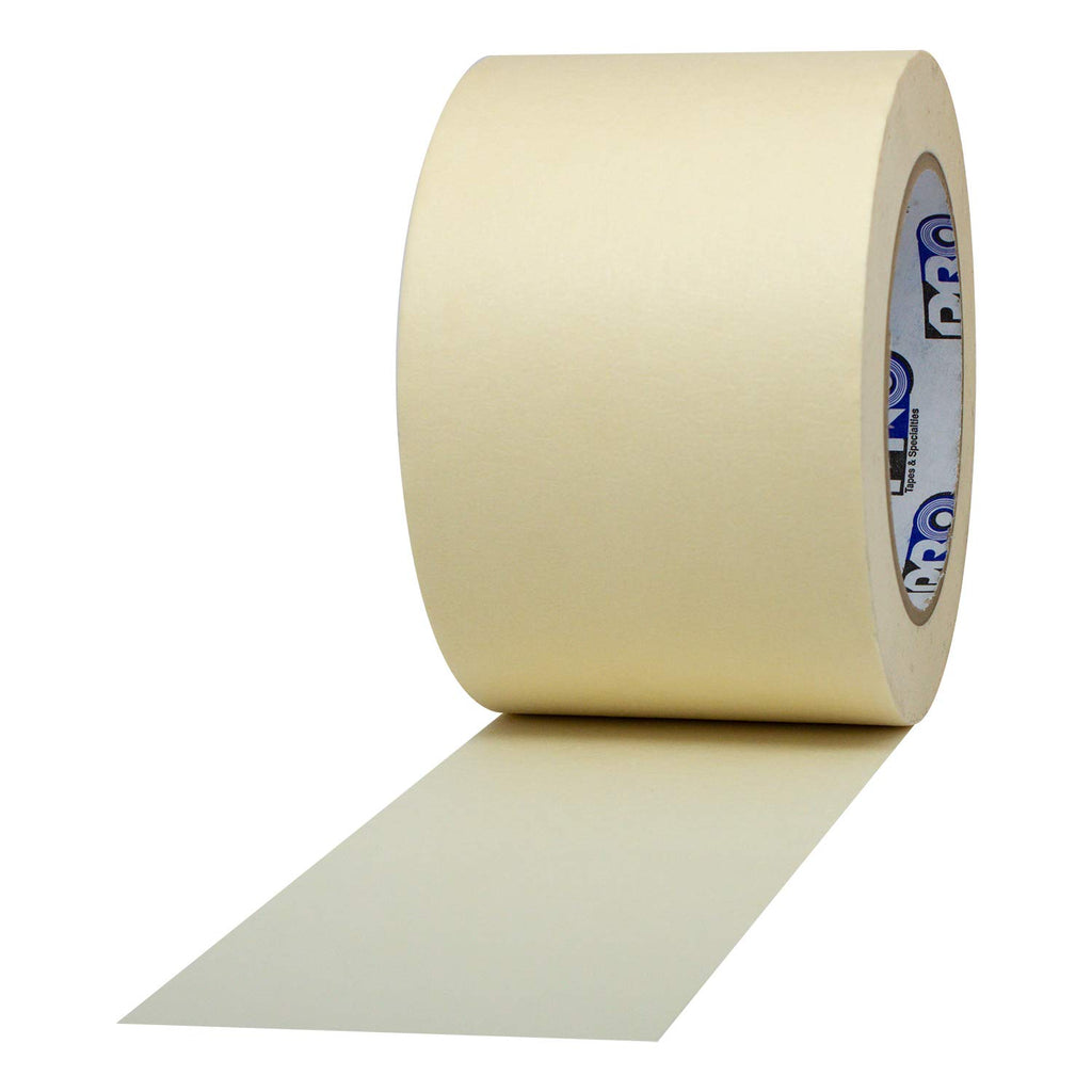 ProTapes Pro 795 Crepe Paper General Purpose Masking Tape, 60 yds Length x 3" Width, Tan (Pack of 1)