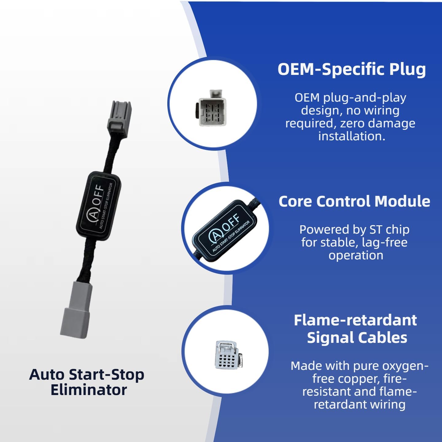 Auto Start Stop Eliminator for Honda CR-V 2023 2024 2025 Auto Start-Stop Disable Delete Eliminator Canceller Error Free Stop-Start Bypass Device Module