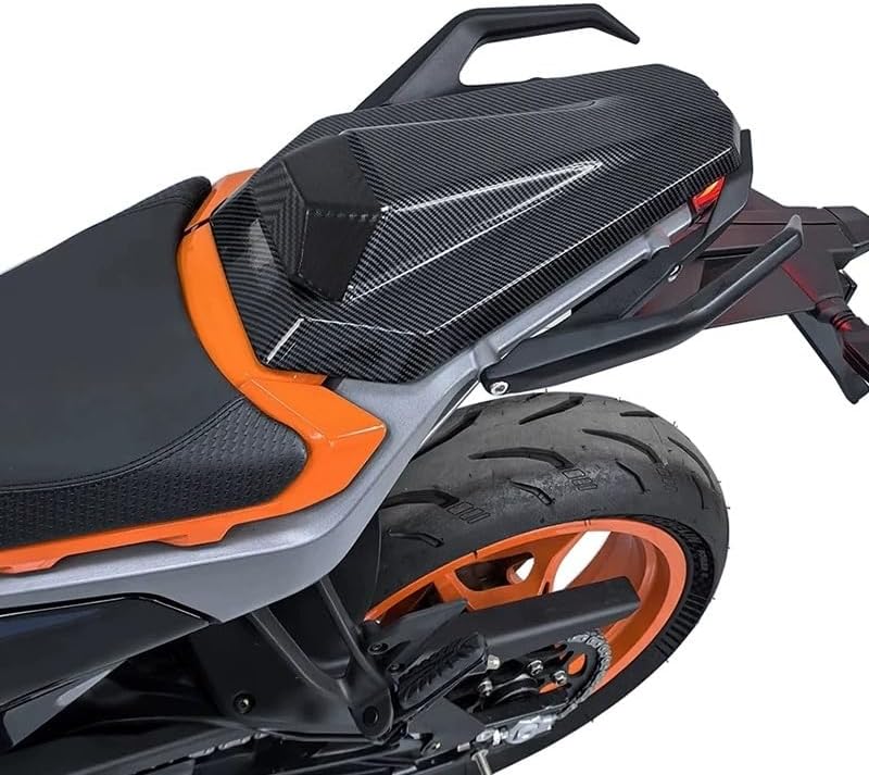 for Duke390 Duke250 Motorcycle Rear Passenger Pillion Solo Seat Cover Cowl Fairing for KTM Duke 390 125 250 390Duke 2024 2025 (Orange)