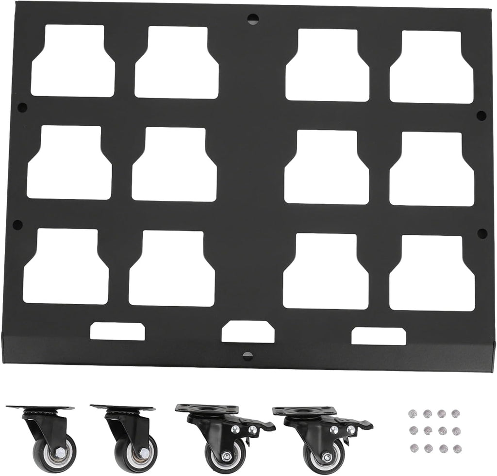 Heavy Duty Tool Box Dolly with Swivel Casters 200LBS Capacity | Heavy Duty Tool Box Dolly with 360° rotation, locking wheels, impact-resistant build for furniture transport