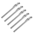 POPETPOP Portable Tire Pressure Gauge Pen 5pcs Silver Car Tire Pressure Gauge Pencil Automotive Repair Tool
