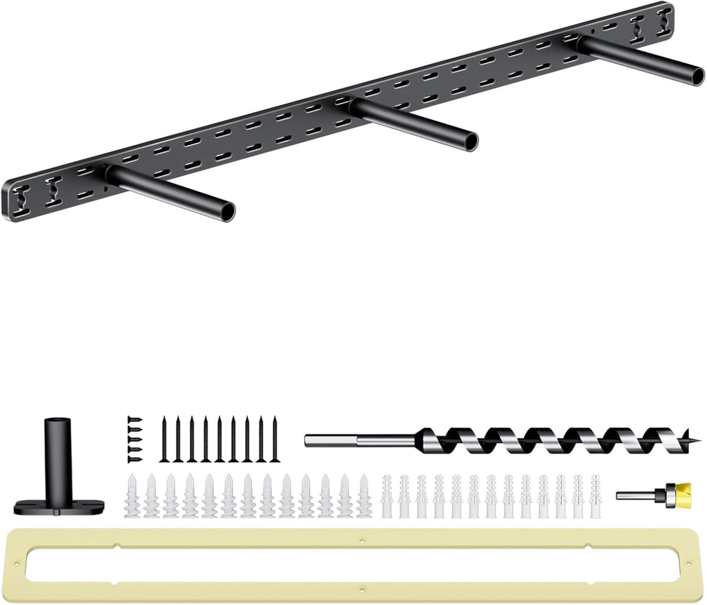 floating shelf hardware heavy duty hidden shelf brackets, main product view