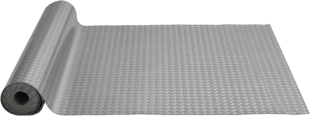 VEVOR Garage Floor Mat, 19 x 4.9 FT PVC Garage Flooring Roll, Non-Slip Diamond