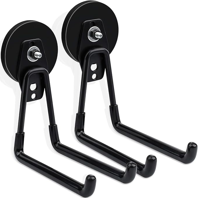 2 Pack Magnetic Hooks, Large Manget by MINCIMagnetsManufacturer
