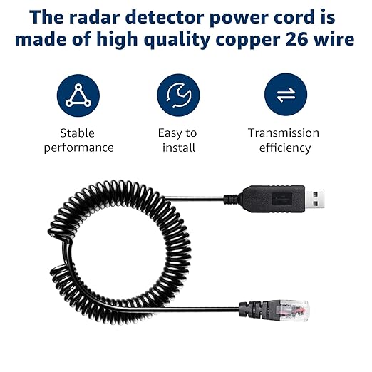 Radar Detector Colied Cable - Image 2