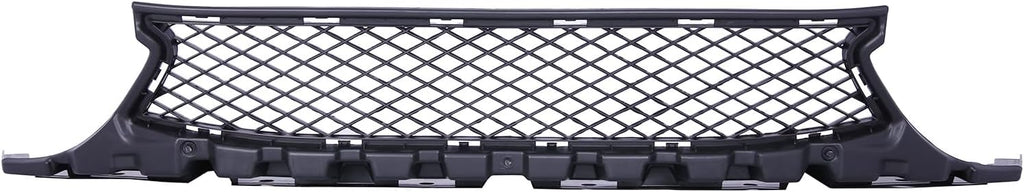 Front Grill for 2014 to 2015 Honda Civic Upper & Lower Grille with Fog Lamp Cover, Black Factory Style Replaces 71120-TS8-A51, 71105-TS8-A51