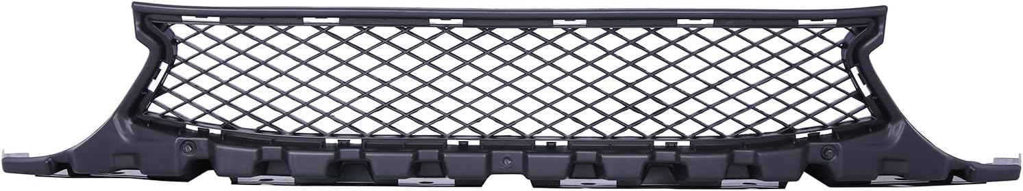 Front Grill for 2014 to 2015 Honda Civic Upper & Lower Grille with Fog Lamp Cover, Black Factory Style Replaces 71120-TS8-A51, 71105-TS8-A51