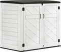 HOMSPARK Storage Shed Weather Resistance, Horizontal Storage Shed by HOMSPARK
