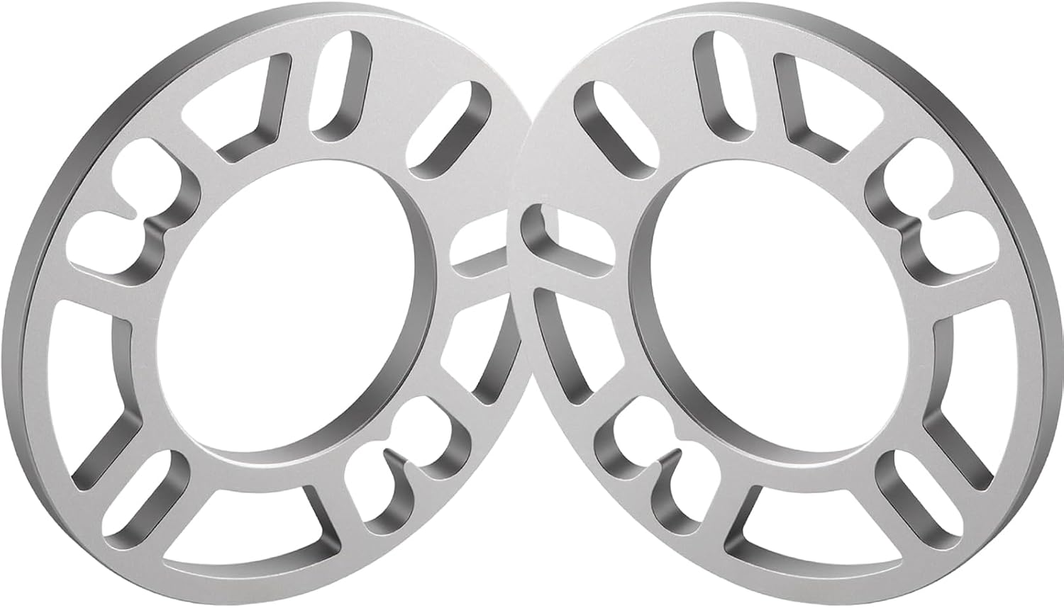 GAsupply 10mm Universal Wheel Spacers, 3/8 inch Aluminum Spacer Fit Bolt Pattern 4x98 4x100 4x108 4x110 5x100 5x108 5x110 5x112 5x114.3 5x115 5x120 5x4.5 5x4.75, PCD 98mm to 120mm, 2 Pack