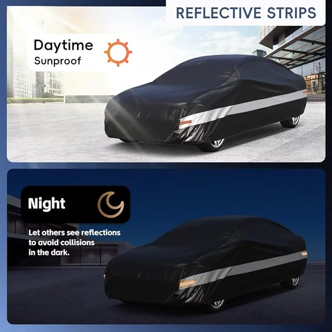 Holhtly Car Cover Custom Fit for Dodge Charger， Car Covers for Automobiles All - Image 4