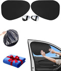 Static Cling Car Window Shades, Thermal Insulation Privacy Sun Shade, UV Heat Block Car Side Window Sun Blocker, Foldable Sunshade, Universal Fit SUV Sedan MPV, No Glue No Residue