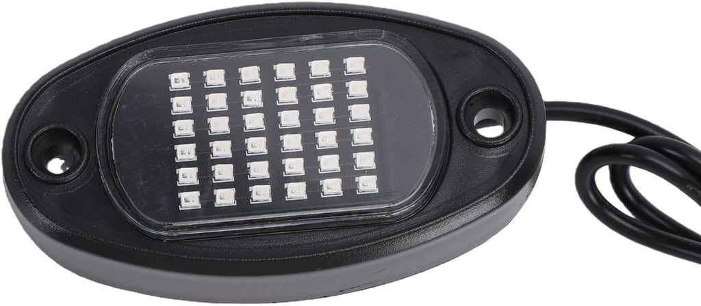 Single Color Car Underglow Lights 36 LED Bright Chassis Lights IP68 Rainproof Universal Vehicle Lighting for Cars Trucks SUVs ATVs UTVs Boats Motorcycles (Yellow Light)