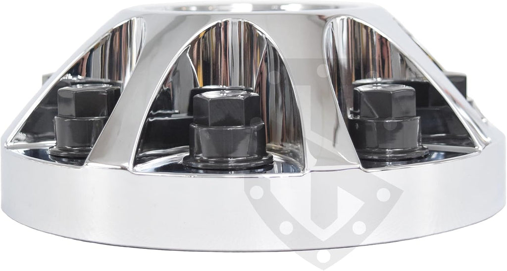 Front Chrome Plated ABS Center Hubcap for 2008-2010 GMC/Chevrolet 3500HD Dually