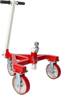 Yunphia Trailer Dolly, 3500 lbs Tongue Weight Heavy Duty Trailer Mover, Adjustable Height with 2’’ & 2-5/16’’ Ball, Manual Trailer Tug for RV Boat Camper Jet Ski.