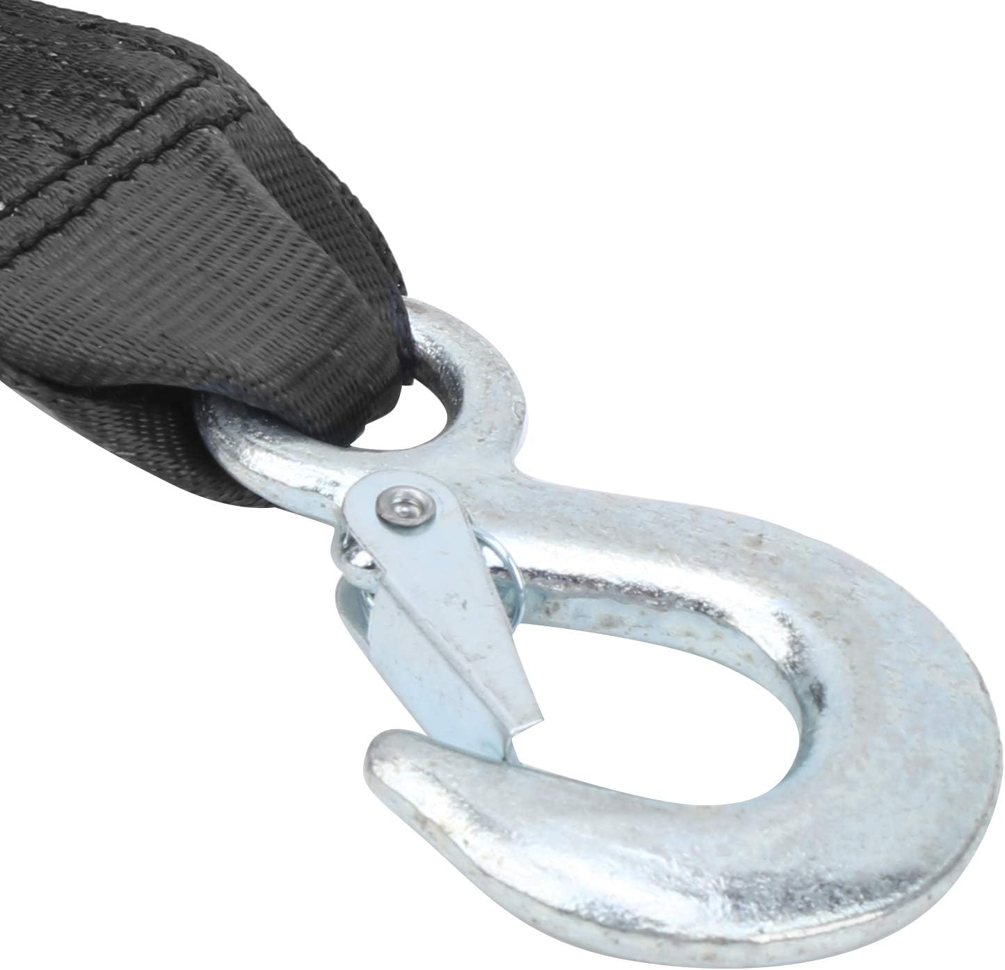 01 Boat Winch Strap, Professional Polyester Boat Winch Strap with Hook, Trailer Wave Runner for Boats Towing Heavy Duty Equipment