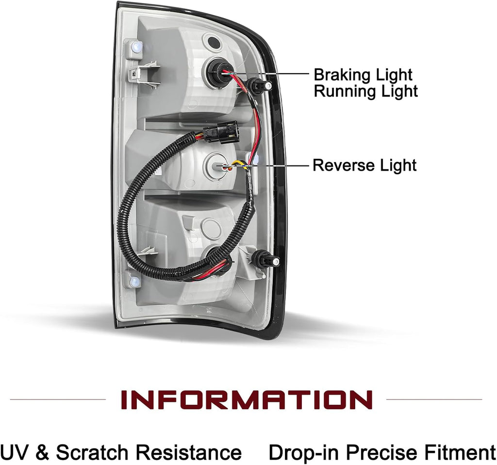 JSBOYA Halogen Tail Light Fits for 2015-2022 Chevy Colorado Outer Rear Taillight Assembly OE Direct Replacement with Bulbs Brake Tail Lamp LH (Left Driver Side) 84169777 GM2800270