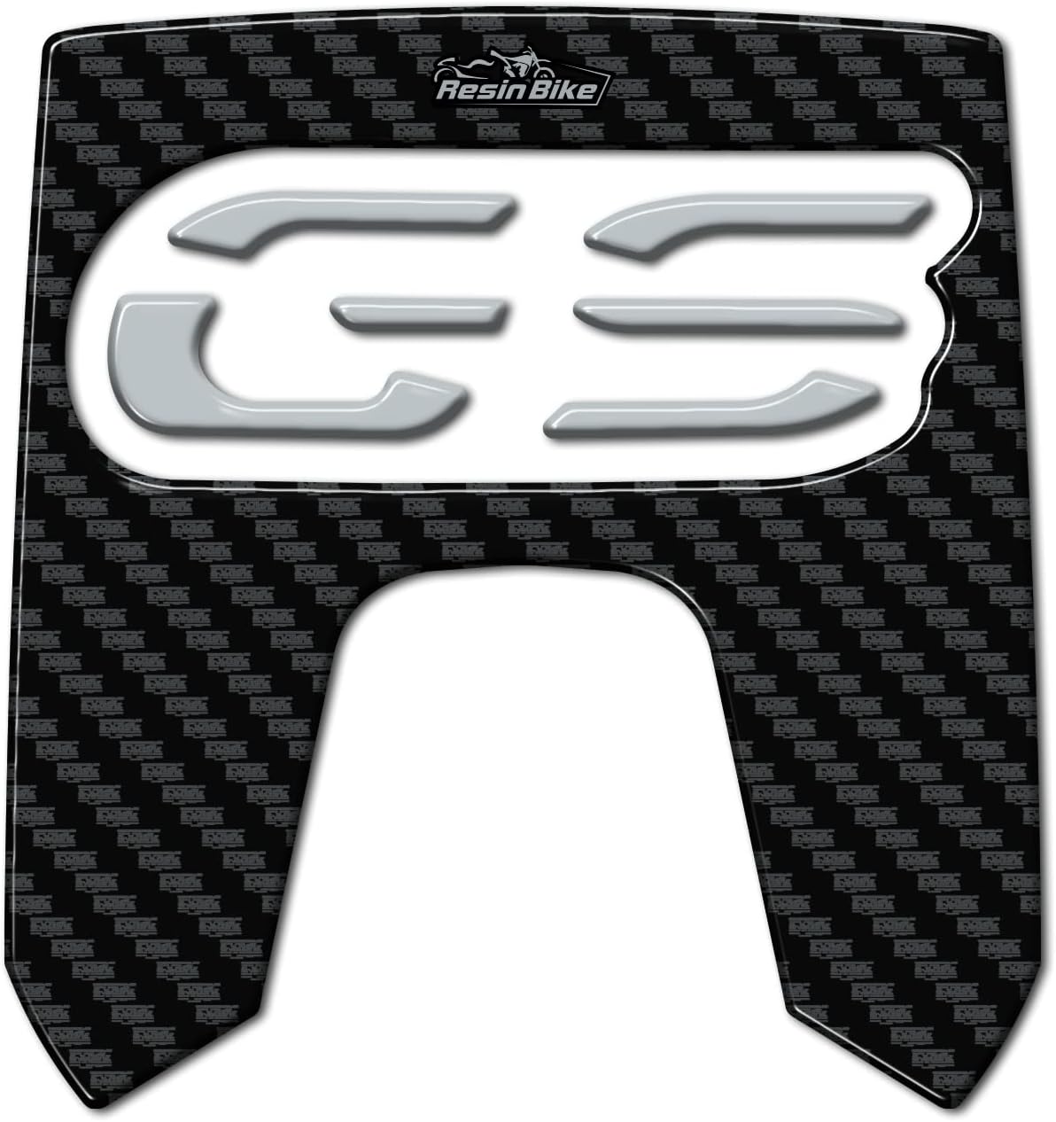 Motorcycle 3D Stickers Compatible with BMW R 1250 GS Adventure 2021-2024. Storage Compartment Protection from Impact and Scratches. Resin Stickers - Made in Italy (Carbon)