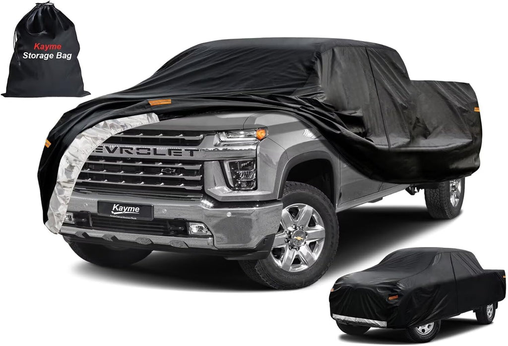 Kayme Truck Cover Custom Fit Chevrolet Silverado 3500HD Regular Cab LB. Full