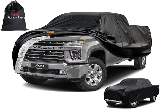 Kayme Truck Cover Custom Fit Chevrolet Silverado 3500HD Regular Cab LB. Full by kayme