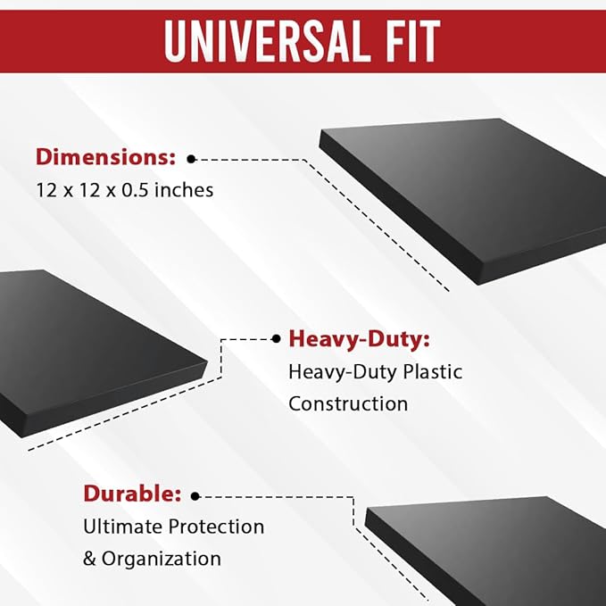 RV Leveling Jack Flex Pads 12" Heavy-Duty Rubber Jack Pads, Non-Slip & - Image 7