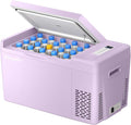BougeRV Purple 23Quart Portable Refrigerator, 12 Volt Fridge 22L, Portable by BougeRV