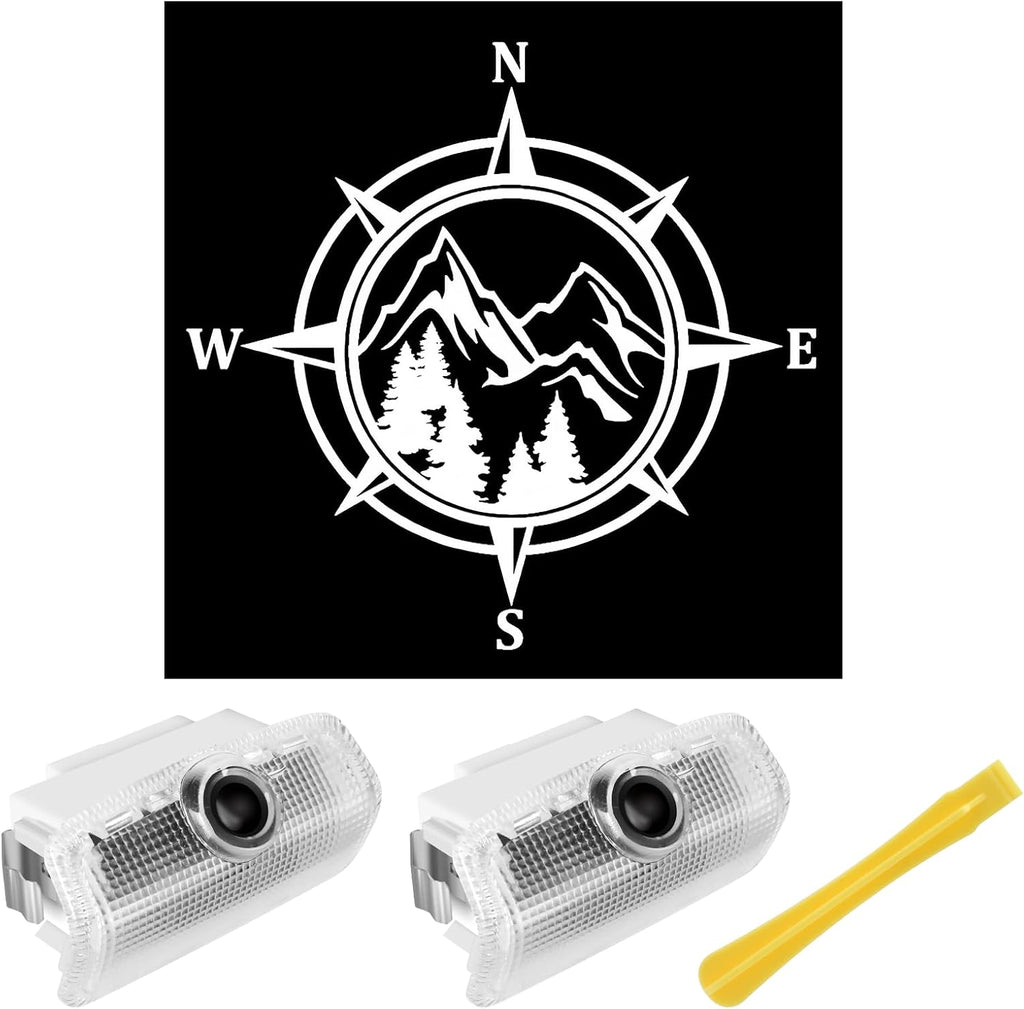 No Fade Car Door Lights Logo Compatible with Infiniti, LED Welcome Lights Accessories for Q50 Q60 Q70 G25 G37 QX50 QX56 QX60 QX70 QX80