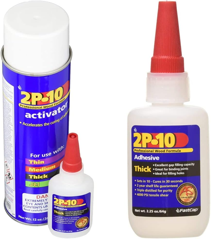 fastcap 2p-10 super glue adhesive 2.25 ounce thick, main product view