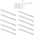 13-inch adjustable double-track wire shelf brackets, 10 pack, main product view