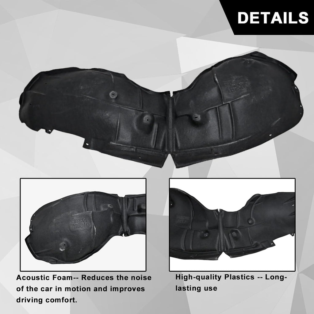 SecosAutoparts Fender Liner Front Driver Left Side Compatible with GMC Sierra 1500 2022 2023 2024 Replace# 85594210