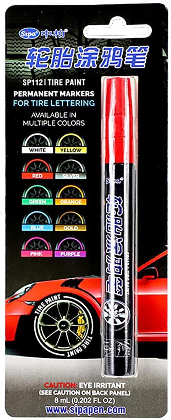 Tire Marker Paint Pen - Tire Paint Pen | Auto Tire Waterproof Pen | Tire Lettering Marker Paint Pen | Fast Drying Pen For Cards Tires | Courtyard Wooden Fences, Canvas Shoes