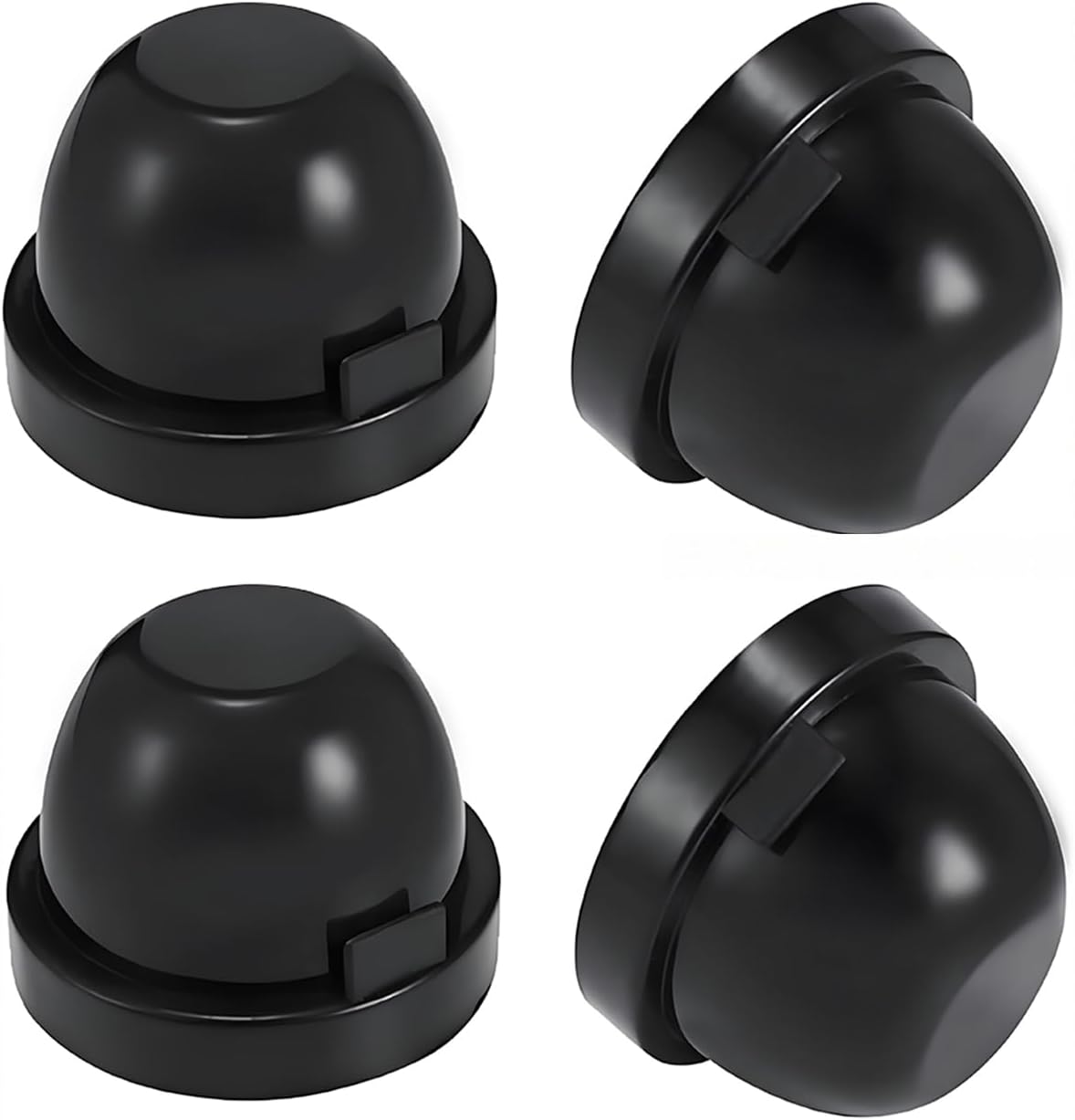 KOOMTOOM 83mm Rubber Housing Seal Cap Dustcover for Headlight, Headlight Dust Cover Housing Cap for F150,Pack of 4