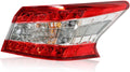 Right Outer Tail Light Assembly Compatible with Sentra 2013-2015 | W/Bulbs Passenger Side Rear Tail Lamp Taillight NI2805100 265503SG0A 26550-3SG0A