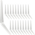shelf brackets 12 inch heavy duty white l, main product view